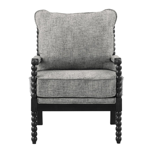 OSP Home Furnishings Eliza Spindle Chair Graphite