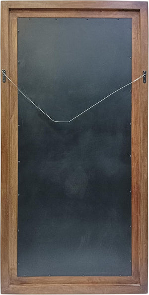 English Elm Christopher Knight Home® - Wood Carved Mirror White Washed — Handcrafted Spalted Hardwood Frame, Durable Rustic Chic Accent 71341.00