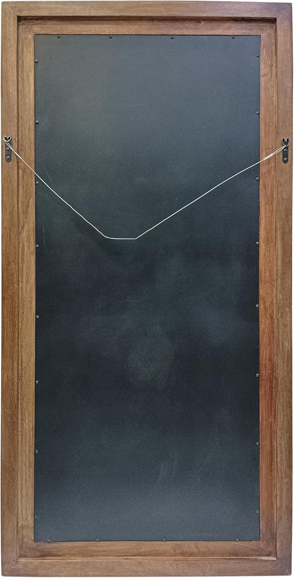 English Elm Christopher Knight Home® - Wood Carved Mirror White Washed — Handcrafted Spalted Hardwood Frame, Durable Rustic Chic Accent 71341.00