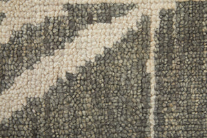 Feizy Rugs Sutton Hand Knotted Wool Rug - Exquisite Abstract Design For Modern And Transitional Interiors Taupe,Ivory Wool T05t6003pewgrnp00