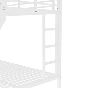 English Elm Twin Xl Solid Pine Loft Bed with Built-in Led Lighting and Storage Shelves W1580S00431