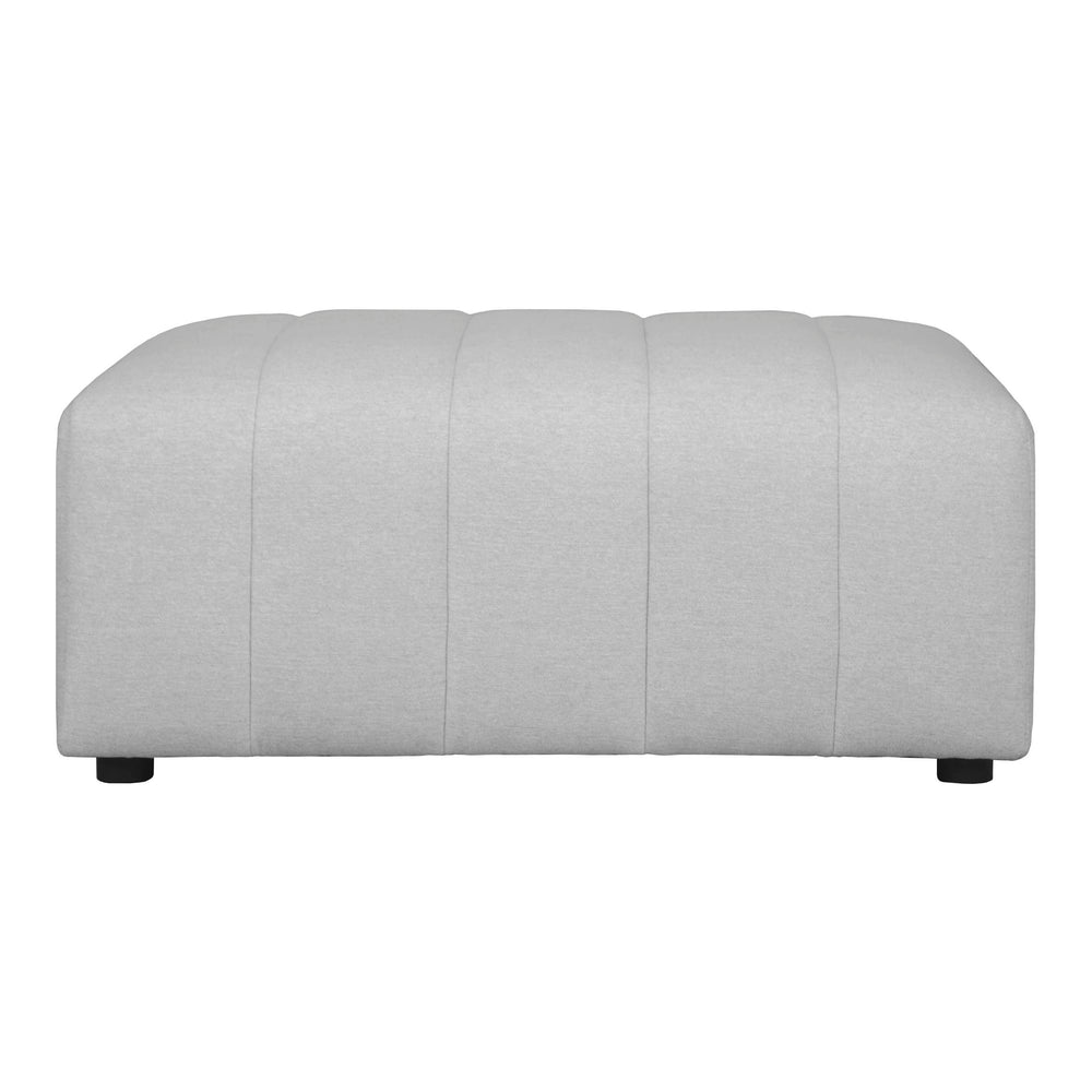 English Elm Lyric Modular Ottoman with Channel Stitching Upholstered Seat for Living Room Decor B2769P504214