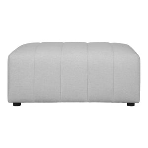 English Elm Lyric Modular Ottoman with Channel Stitching Upholstered Seat for Living Room Decor B2769P504214