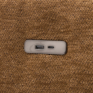 English Elm Modern Sectional Sofa: Versatile Modular Couch With Ottoman, Usb Ports & Phone Holder For Living Room N719S002050D