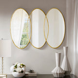 Madison Park Signature Eclipse Modern/Contemporary Gold Trio Wall Mirror MPS95F-0039 Gold