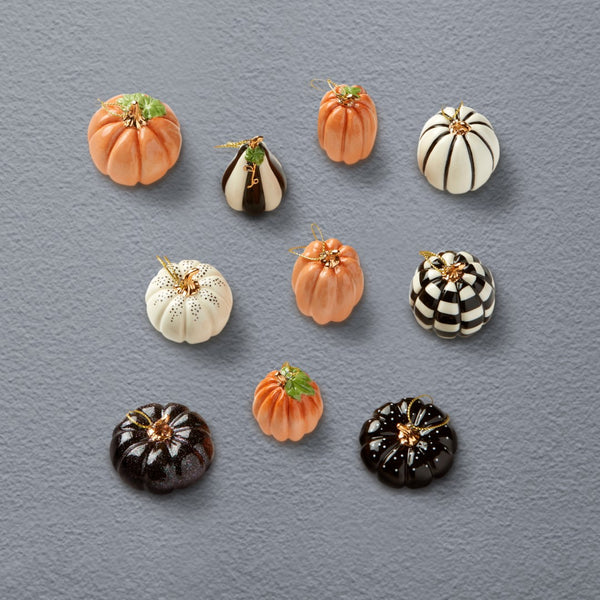 Lenox Mini Pumpkin 10-Piece Ornament Set Multi, NO COLOR PORCELAIN 889140
