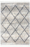 Nourison Scandinavian Shag SCN01 Machine Made Power-loomed No Border Indoor Only Shag Scandinavian Rug Silver Grey, Silver Grey 100% Polypropylene 99446716064