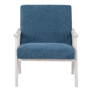 OSP Home Furnishings Weldon Armchair Navy