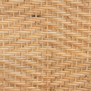 English Elm Modern Woven Rattan Dining Chair with Sculptural Back for Bohemian Coastal Spaces B2750P470035