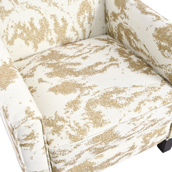 English Elm Christopher Knight Home® - 27.5" Push Back Recliner with Beech Legs, Deep Ergonomic Seat & Extendable Footrest for Rooms Yellow N763P256508G