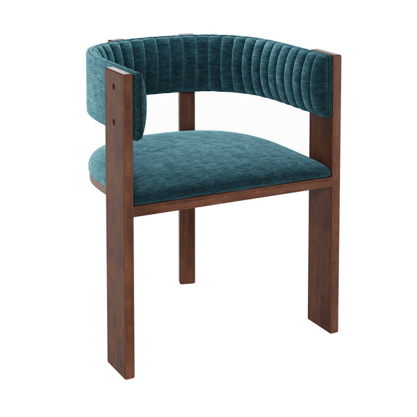 English Elm Unique Bentwood Sculptural Dining Chair Set with Cushioned Seat for Kitchen Use T3609P482845
