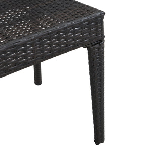 English Elm Christopher Knight Home® - Outdoor Stackable Dining Chairs Set of 2 — UV-Resistant PE Rattan & Steel Frame, 400lb Capacity, Multi Brown N779P227340B