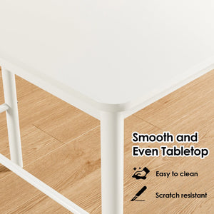 English Elm 47-Inch Counter Height Bar Table - Modern Rectangular Design With Metal Legs For Stylish Dining Spaces T3623P381052