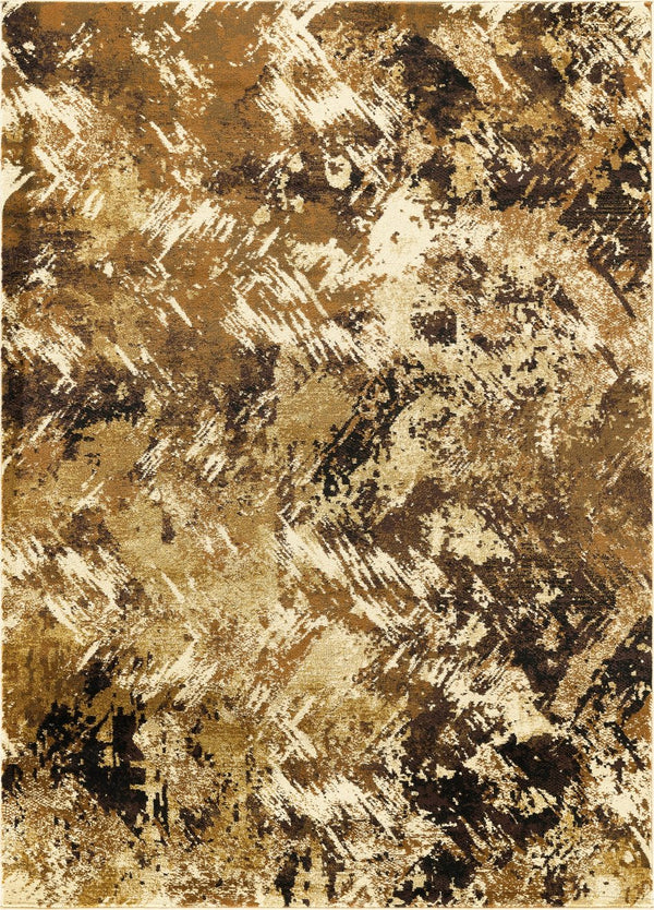 English Elm Joy Abstract Camouflage Area Rug Earthy Tones Low Pile Living Room Cabin Accent B186P452314