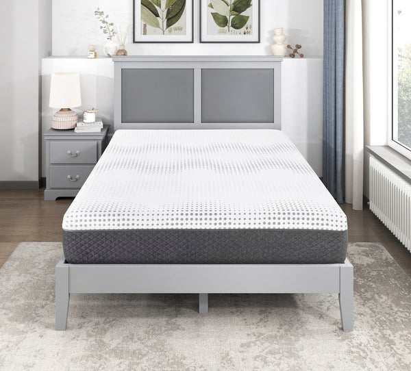 English Elm 12" Queen Hybrid Green Tea Gel Memory Foam Mattress - 12" Plush Pocket Coil Support, Breathable USA-Made Comfort B011P218276