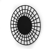 Christopher Knight Home® - Noble House - Crandall Handcrafted Modern Round Wall Mirror, Black