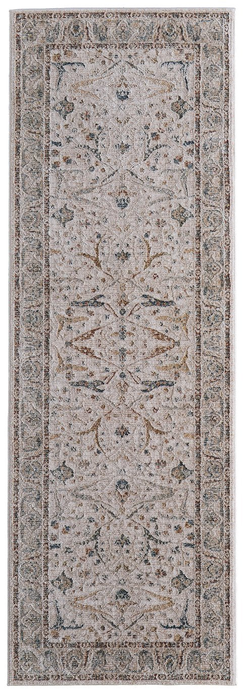 Feizy Rugs Pasha Global Charm Rug - Vibrant Polyester Ikat Design, Soft Low Pile, Stain-resistant & Kid-friendly Ivory,Blue,Red Polyester Pas39m4fivyblui02
