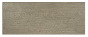 Hooker Furniture Linville Minimalist 60" Oak Desk In Smoked Mink Finish — Fully Finished Sides, Spacious Work Surface 6150-10952-85