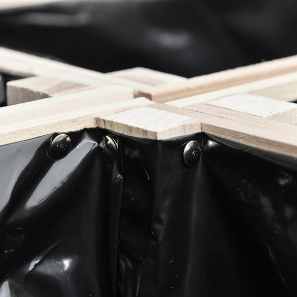 English Elm Outsunny 4Pcs Versatile Raised Garden Bed Kit – Natural Wood Planter Boxes For Stylish Planting W2225P200865-GIGA