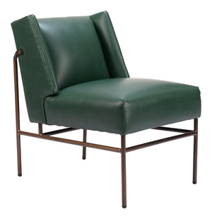 Atlanta Accent Chair Green 109514 Zuo Modern