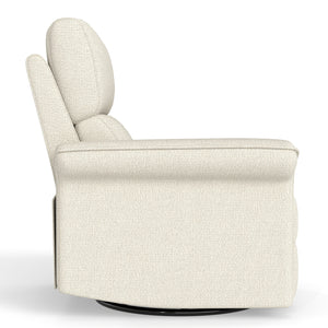 English Elm Power Power Swivel Rocker Recliner Chair with Wide Armrests, Dual USB Charging Ports, Compact Comfort Gray W1028S00054