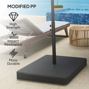 English Elm Outsunny Fillable Patio Umbrella Base Weight Set Heavy Duty Sand Bags Uv Resistant W2225P485538
