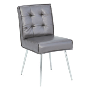 OSP Home Furnishings Amity Dining Chair Sizzle Pewter