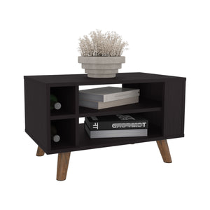 English Elm Shawnee Modern Two-Tone Coffee Table with Open Shelf for Living Room, Compact Stylish Centerpiece Black 31.1 L x 20.87 W x 5.12 H B070P363821