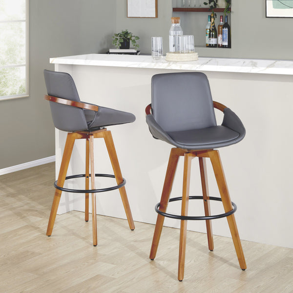 English Elm Dining/accent Chair Solid Wood Tapered Legs Cream Upholstery Mid-century Modern Seating B202P471172