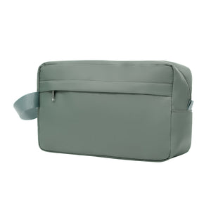 English Elm 6 Piece Hardshell Abs Travel Set with Spinner Wheels Combination Lock and Toiletry Bag Army Green N732P391465F