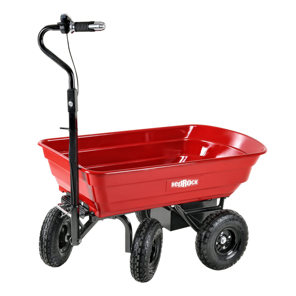English Elm Four-wheeled Electric Garden Cart 24v Brushless Motor with Tipping Bucket and Pneumatic Tires N727P171071R