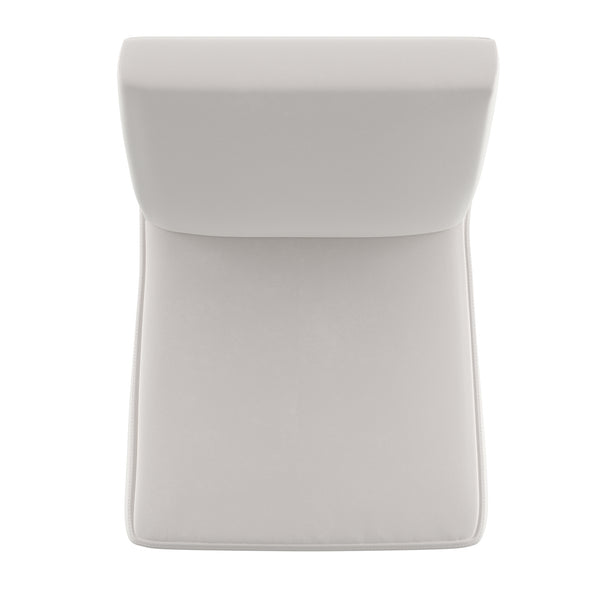 Homelegance By Top-Line Hazel Fabric Upholstered Parsons Dining Chairs (Set of 2) Light Natural Wood