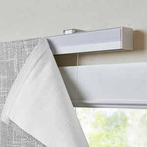 English Elm 1-piece Cordless Roman Shade Linen Look Blackout Polyester Viscose Bedroom Window B035P437524