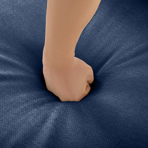 English Elm Elegant Blue Chenille Sectional Sofa With Hidden Storage, Ergonomic Support, And Modular Design W714S01050