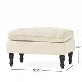 Christopher Knight Home® - Noble House - Jeremy Contemporary Button Tufted Fabric Ottoman