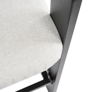 English Elm Christopher Knight Home® - Pula Weatherproof Aluminum Counter Stools Set of 2 — Black Frame, Grey Olefin Cushions, Ergonomic Bar Chairs N775P361567G