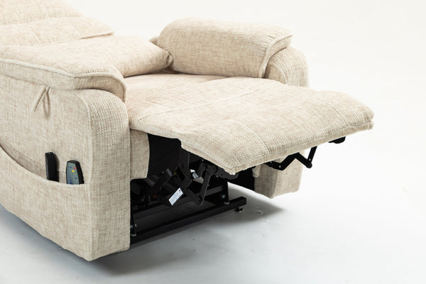 English Elm Lounge Electric Lift Chair With Massage & Heating – Plush Velvet Recliner For Comfort & Mobility W547S00055