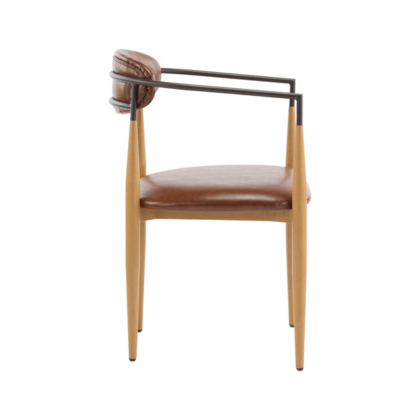 English Elm Christopher Knight Home® - Dining Arm Chairs Set Of 2 - Modern Upholstered Design With Durable Iron Frame For Comfort & Style N771P232981V