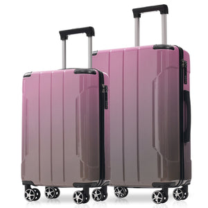 English Elm Luggage 3 Piece Polycarbonate Hardshell Set with Tsa Lock and Spinner Wheels N730P298383P