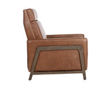 Brandon Recliner - Dark Brown, Shalimar Tobacco Leather 110511  Sunpan