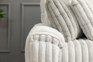 English Elm Jaya Light Gray Corduroy Power Reclining Sofa with Sleeper, USB A+C & Wireless Charging, Contemporary B2726S00369