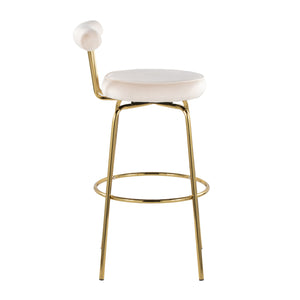 English Elm Chair Set of 2 Mid-century Modern Upholstered Dining Accent with Tapered Wood Legs B202P471223