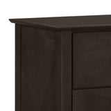 English Elm Doviin Brown 2-Drawer Nightstand With Metal Pull Knob