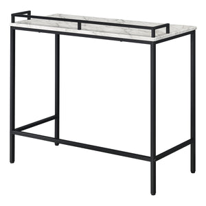 OSP Home Furnishings Brighton Console Table White/Black