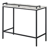 OSP Home Furnishings Brighton Console Table White/Black