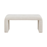 INK+IVY Steve Casual Boucle Waterfall Bench II105-0524 Cream