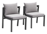 Horizon Dining Chair - Set of 2 Gray 704008 Zuo Modern