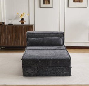 English Elm Compression Mahjong Sofa - Oversized Modular Sectional Bed With Memory Foam & Versatile Ottoman Set W3723S00045