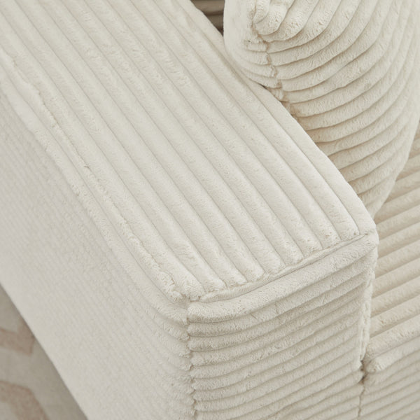 English Elm Modular Sectional Couch In Beige: Versatile L-Shaped Design For Cozy Living Spaces & Easy Setup W1143P313184