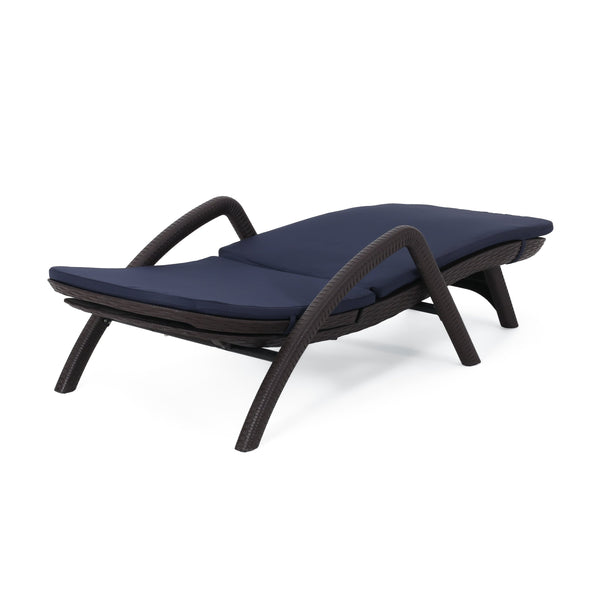 English Elm Christopher Knight Home® - Mikael Chaise Lounge With Cushion – Elegant Dark Brown Design For Ultimate Indoor & Outdoor Comfort 70798.00DNVY